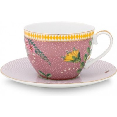 PIP STUDIO ΦΛΥΤΖΑΝΙ CAPPUCCINO ΜΕ ΠΙΑΤΑΚΙ 280ml LA MAJORELLE ΡΟΖ