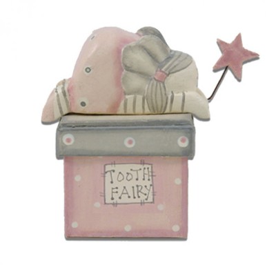 Ξυλινο Κουτί Tooth Fairy - Ροζ