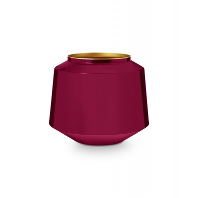 ΜΕΤΑΛΛΙΚΟ ΒΑΖΟ ΜΠΟΡΝΤΩ PIP STUDIO 22CM