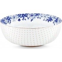 PIP STUDIO ΠΟΡΣΕΛΑΝΙΝΟ ΜΠΩΛ ΑΣΠΡΟ/ΜΠΛΕ ΛΟΥΛΟΥΔΙΑ ROYAL WHITE 20cm