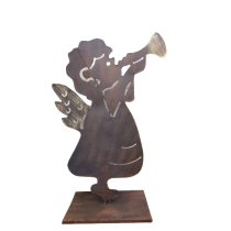 Διακοσμητικός άγγελος από μέταλλο. 61x43cm. oikos99