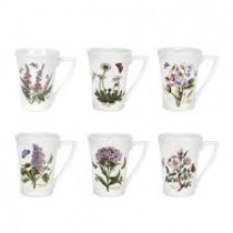 Portmeirion Botanic Garden Mandarin Mugs κούπες Set of 6