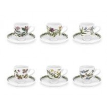 Portmeirion Botanic Garden Coffee Cup and Saucer φλυτζάνι καφέ και πιατάκι Set of 6