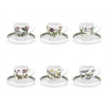 Portmeirion Botanic Garden Coffee Cup and Saucer φλυτζάνι καφέ και πιατάκι Set of 6