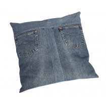 Δακοσμητικό μαξιλάρι  - τζίν με γέμιση. 55x55xm. oikos518