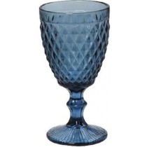 Espiel Tristar Ποτήρι Κρασιού Γυάλινο Μπλε Κολωνάτο 200ml