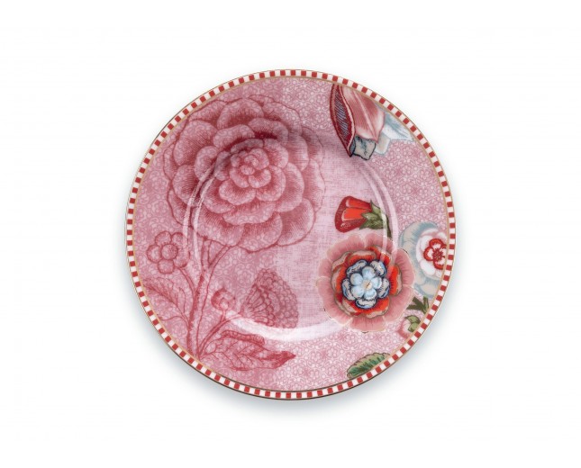 PIP STUDIO ΠΟΡΣΕΛΑΝΙΝΟ ΠΙΑΤΟ PETIT FOUR SPRING TO LIFE ΡΟΖ 12cm