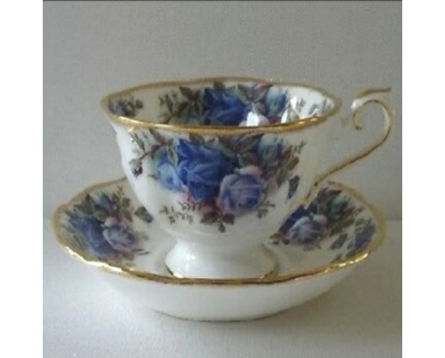 Αυθεντικά Φλυτζάνια Καφέ  - ROYAL ALBERT "Moonlight Rose" Teacup 7& Saucer Q12. oikds26