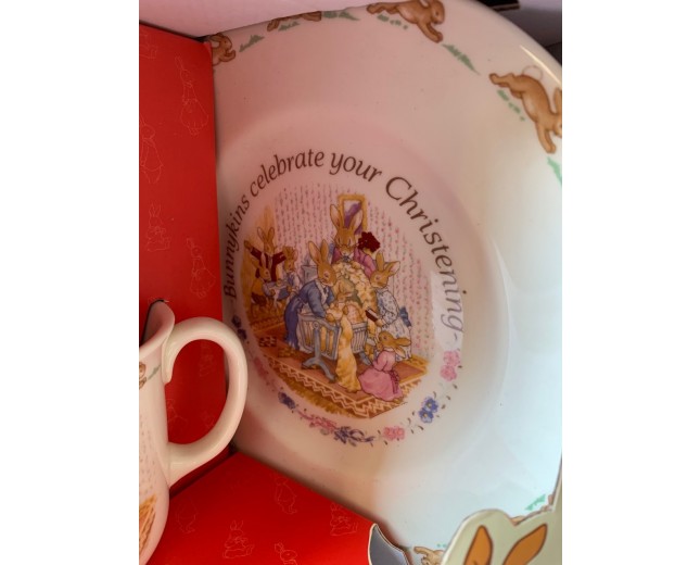 ROYAL DOULTON "CHRISTENING SET" ΠΑΙΔΙΚΟ ΣΕΤ ΦΑΓΗΤΟΥ ΒΑΠΤΙΣΗ