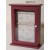 Κλειδοθήκη Mdf - κερασί. 20x27cm.  Sta59608bg