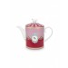 PIP STUDIO ΤΣΑΓΙΕΡΑ ΠΟΡΣΕΛΑΝΙΝΗ LOVE BIRDS ΚΟΚΚΙΝΗ 1.2LTR