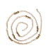 Γιρλάντα Με Χάντρες λευκό-χρυσό. 200cm. oikos104